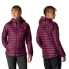 Куртка Rab Microlight Alpine Jacket Wmns жіноча Mulberry фіолетова