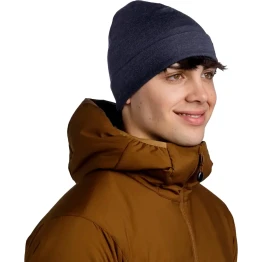 Шапка Buff Merino Heavyweight Beaney Solid Indigo синьо-фіолетова