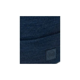 Шапка Buff Merino Heavyweight Beaney Solid Night Blue темно-синій