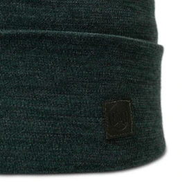 Шапка Buff Merino Heavyweight Beaney Solid, Forest зелена