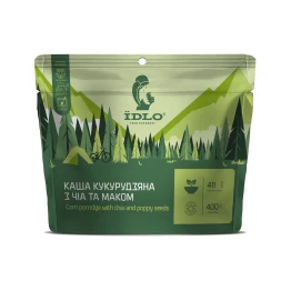 Сушені продукти ЇDLO Каша кукурудзяна з насінням чіа та маком