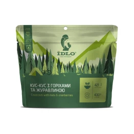Сушені продукти ЇDLO Кус-кус з журавлиною та горіхами