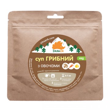 Сушені продукти Їжачок Грибний суп з овочами Сушені продукти Їжачок Грибний суп з овочами