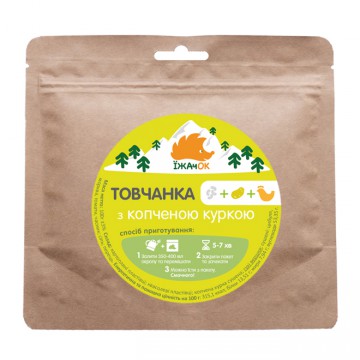 Сушені продукти Їжачок Товчанка з копченою куркою