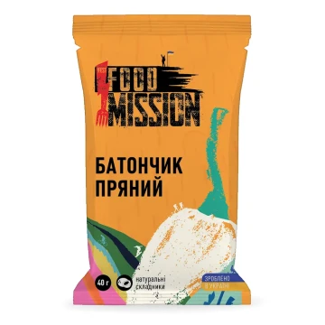 Батончик Food Mission Пряний Батончик Food Mission Пряний