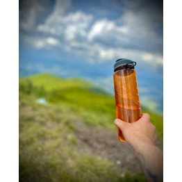 Фляга пластикова Pinguin Tritan Slim Bottle 1 L Orange оранжевий