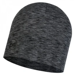 Шапка Buff MIDWEIGHT MERINO WOOL HAT MULTI STRIPES graphite графітова