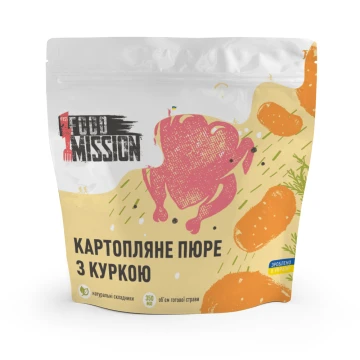 Сушені продукти Food Mission Картопляне пюре з куркою Сушені продукти Food Mission Картопляне пюре з куркою