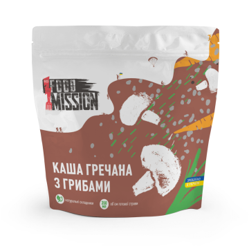 Сушені продукти Food Mission Каша гречана з грибами