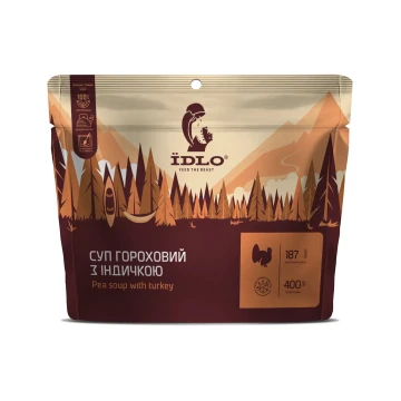 Сушені продукти ЇDLO Суп гороховий з індичкою Сушені продукти ЇDLO Суп гороховий з індичкою