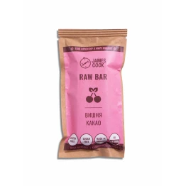Корисний батончик James Cook RAW BAR Вишня-какао