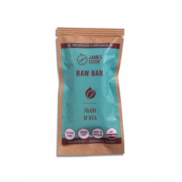 Корисний батончик James Cook RAW BAR Льон-м'ята