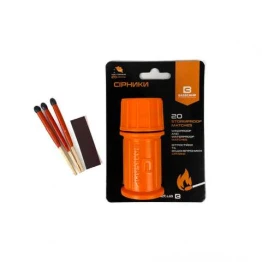Сірники BaseCamp STOPMPROOF MATCHES 20 шт