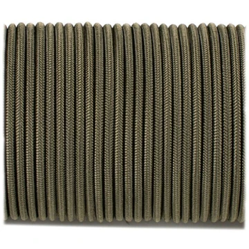 Паракордовий шнур-резинка Highlander Shock cord army green хакі 3 мм