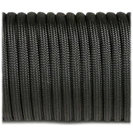Паракордовий шнур Highlander Type III 550 Black чорний 4 мм