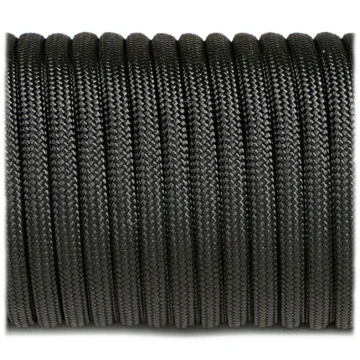 Паракордовий шнур Highlander Type III 550 Black чорний 4 мм Паракордовий шнур Highlander Type III 550 Black чорний 4 мм