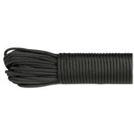 Паракордовий шнур Highlander Type III 550 Black чорний 4 мм