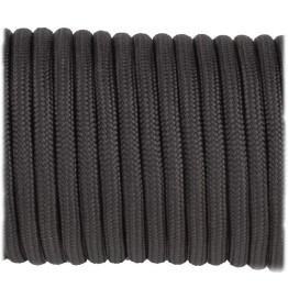 Паракордовий шнур Highlander Type III 550 black carbon 4 мм графітовий