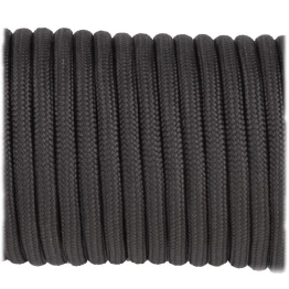 Паракордовий шнур Highlander Type III 550 black carbon 4 мм графітовий