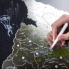Скретч-карта Pinzel Українські Карпати  чорна