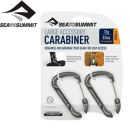 Набір карабінів Sea To Summit Accessory Carabiner Large Titanium 2pcs
