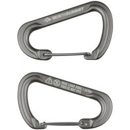 Набір карабінів Sea To Summit Accessory Carabiner Large Titanium 2pcs