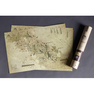Скретч-карта Kuluar Karpaty (КАРПАТИ) 60х40