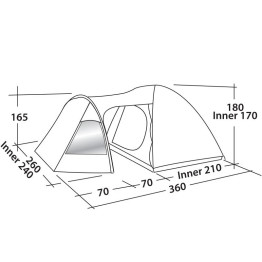 Намет Easy Camp Blazar 400 Rustic Green