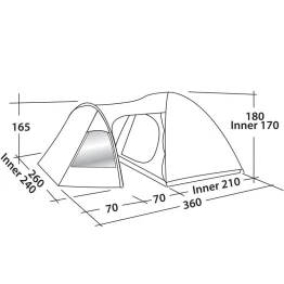 Намет Easy Camp Blazar 400 Rustic Green