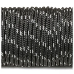 Паракордовий шнур Highlander minicord reflective (2.2 мм)  чорний