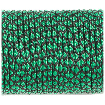 Паракордовий шнур Highlander minicord (2.2 мм) emerald green snake зелено-чорний