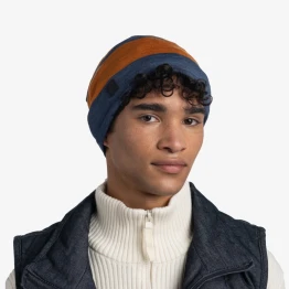 Шапка Buff Merino Move Beaney steel blue синій