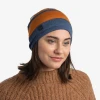 Шапка Buff Merino Move Beaney steel blue синій