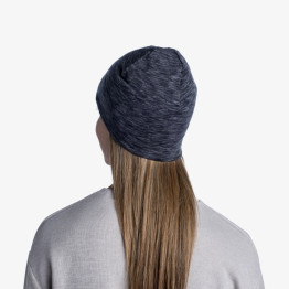 Шапка Buff MIDWEIGHT MERINO WOOL HAT MULTI STRIPES graphite графітова