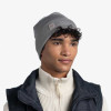 Шапка Buff Merino Heavyweight Beaney Solid Light Grey сірий