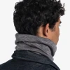 Пов'язка Buff Heavyweight Merino Wool multi stripes fog grey сіра