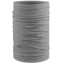 Пов'язка Buff Lightweight Merino Wool solid light grey сіра