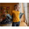 Футболка Turbat Cozy Logo 2 LS Wmn жіноча golden yellow жовта