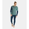 Термоштани Ortovox 185 Rock-n-Wool Long Pants Mns чоловічі deep ocean сині