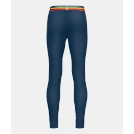 Термоштани Ortovox 185 Rock-n-Wool Long Pants Mns чоловічі deep ocean сині
