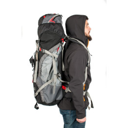 Рюкзак Travel Extreme Denali 70  чорний/червоний