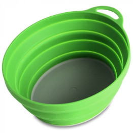 Миска Lifeventure Silicone Ellipse Bowl green зелений