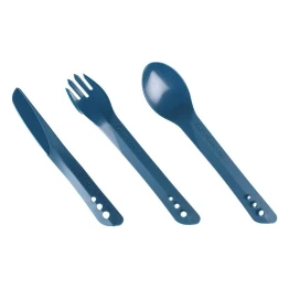 Набір приборів для їжі Lifeventure Ellipse Cutlery navy blue темно-синій