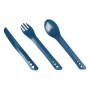 Набір приборів для їжі Lifeventure Ellipse Cutlery navy blue темно-синій