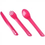 Набір приборів для їжі Lifeventure Ellipse Cutlery pink рожевий
