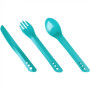 Набір приборів для їжі Lifeventure Ellipse Cutlery teal бірюзовий