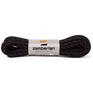 Шнурівки Zamberlan Round Laces 303 graphite orange чорні/оранжеві