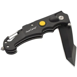 Ніж AceCamp 4-function Folding Knife чорний