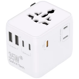 Адаптер Lifeventure World Travel Adapter USB Fast Charge