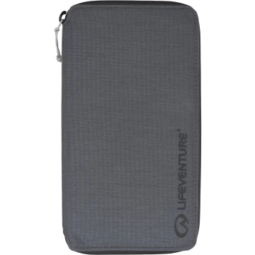 Гаманець Lifeventure Recycled RFID Travel Wallet grey сірий